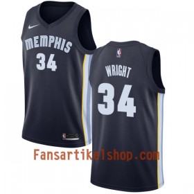 NBA Memphis Grizzlies Trikot Brandan Wright 34 Nike 2017-18 marineblau Swingman - Herren